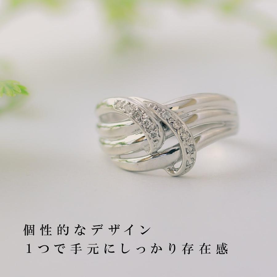 指輪 ダイヤモンド リング レディース シンプル プラチナ 天然ダイヤモンド ファッションリング 日本製 おしゃれ プレゼント ギフト クリスマス 卒業式 入学式の画像