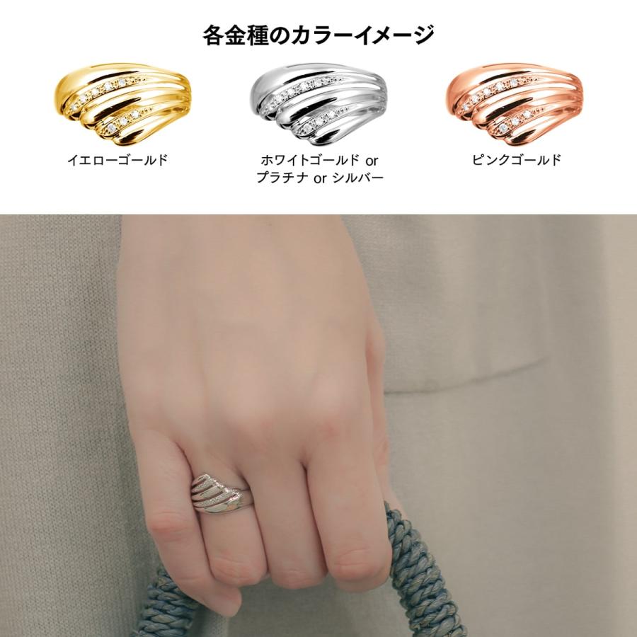 指輪 ダイヤモンド リング レディース シンプル プラチナ 天然ダイヤモンド ファッションリング 日本製 おしゃれ プレゼント ギフト クリスマス 卒業式 入学式の画像
