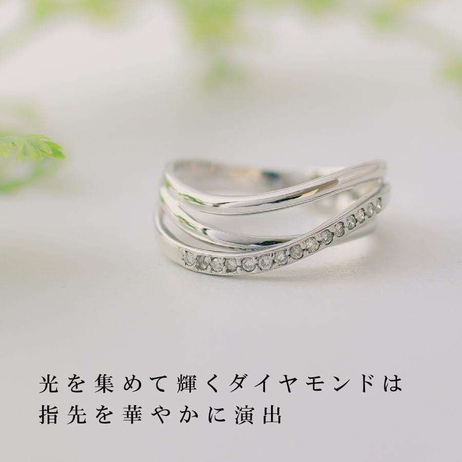指輪 ダイヤモンド リング レディース シンプル プラチナ 天然ダイヤモンド ファッションリング 日本製 おしゃれ プレゼント ギフト クリスマス 卒業式 入学式の画像