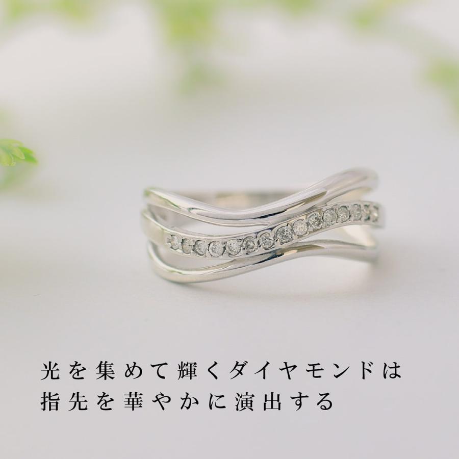 指輪 ダイヤモンド リング レディース シンプル プラチナ 天然ダイヤモンド ファッションリング 日本製 おしゃれ プレゼント ギフト クリスマス 卒業式 入学式の画像