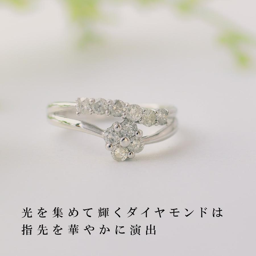 指輪 ダイヤモンド リング レディース シンプル プラチナ 天然ダイヤモンド ファッションリング 日本製 おしゃれ プレゼント ギフト クリスマス 卒業式 入学式の画像