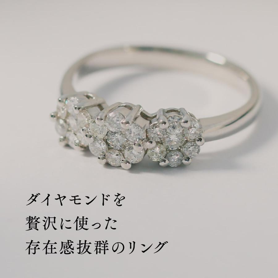 指輪 ダイヤモンド リング レディース シンプル プラチナ 天然ダイヤモンド ファッションリング 日本製 プレゼント ギフト クリスマス 卒業式 入学式の画像