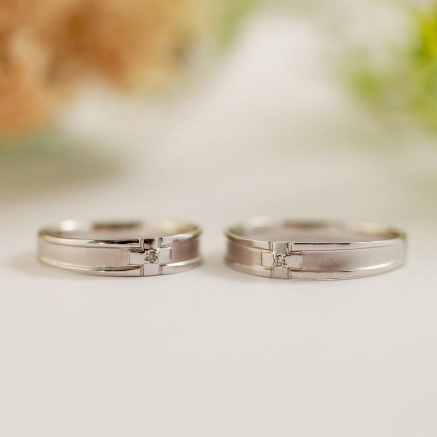 結婚指輪 k10 安い マリッジリング イエローゴールド ホワイトゴールド ピンクゴールド ダイヤモンド 2本セット 日本製 おしゃれ プレゼント ギフト クリスマスの画像