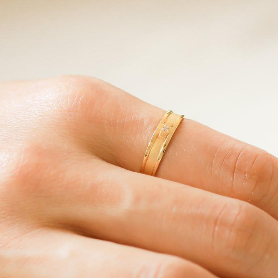 結婚指輪 k10 安い マリッジリング イエローゴールド ホワイトゴールド ピンクゴールド ダイヤモンド 2本セット 日本製 おしゃれ プレゼント ギフト クリスマスの画像