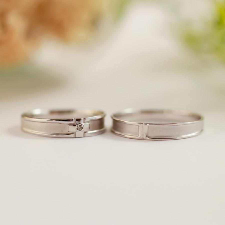 結婚指輪 k18 安い マリッジリング イエローゴールド ホワイトゴールド ピンクゴールド ダイヤモンド 2本セット プレゼント ギフト クリスマス 卒業式 入学式の画像