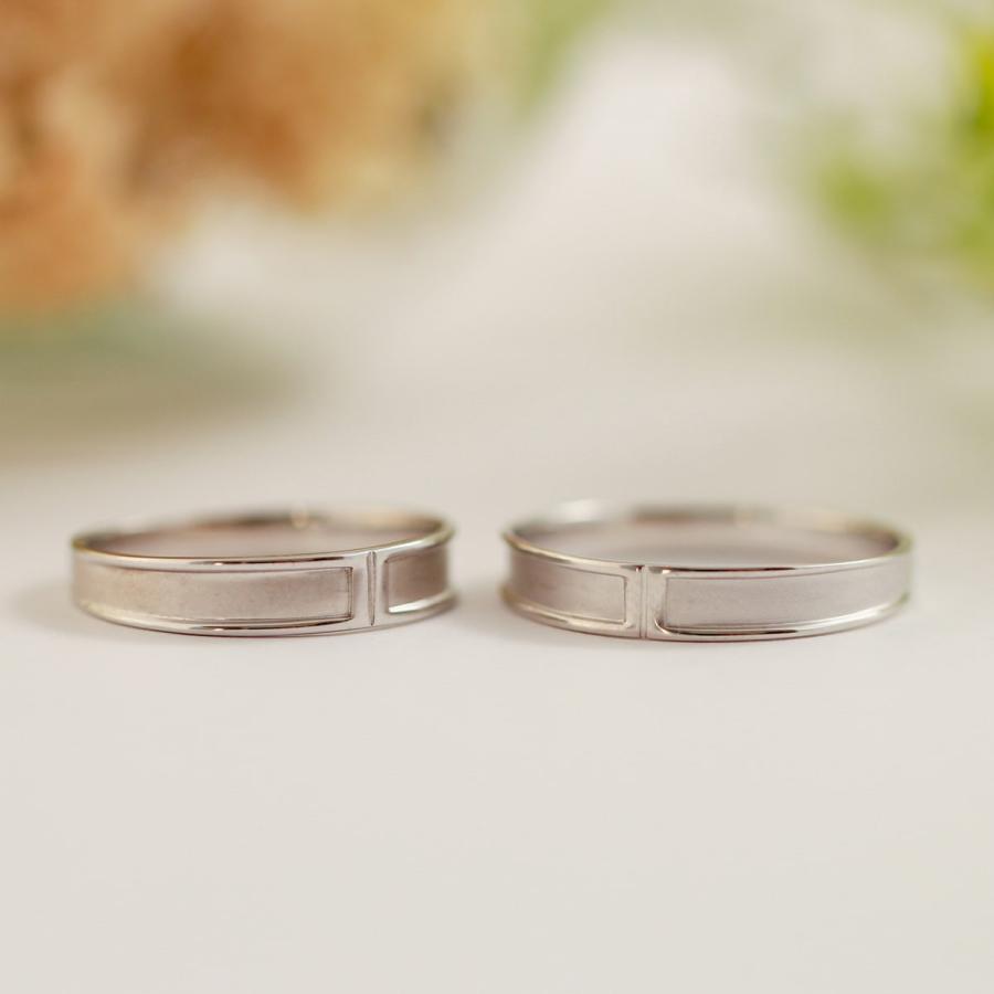 結婚指輪 プラチナ 安い マリッジリング 2本セット 金属アレルギー 日本製 プレゼント ギフト クリスマス 卒業式 入学式の画像