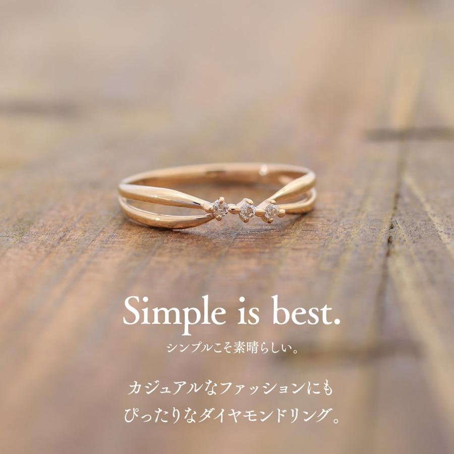cococaru（ココカル） 指輪 ダイヤモンド リング レディース シンプル