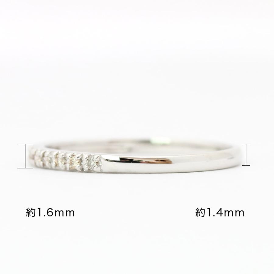 指輪 エタニティ ダイヤモンド リング レディース シンプル k18 ブランド イエローゴールド ホワイトゴールド ピンクゴールド 天然ダイヤモンド 日本製の画像