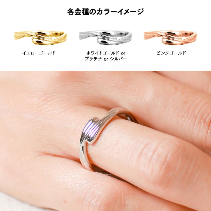 指輪 レディース リング 地金 プラチナ ファッションリング 金属アレルギー 日本製 おしゃれ プレゼント ギフト クリスマス 卒業式 入学式の画像