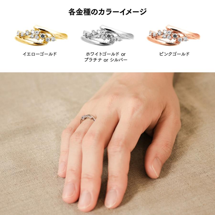 指輪 ダイヤモンド リング レディース シンプル プラチナ 天然ダイヤモンド ファッションリング 日本製 おしゃれ プレゼント ギフト クリスマス 卒業式 入学式の画像