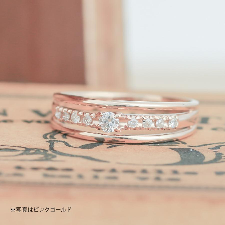 指輪 ダイヤモンド リング レディース シンプル プラチナ 天然ダイヤモンド ファッションリング 日本製 おしゃれ プレゼント ギフト クリスマス 卒業式 入学式の画像