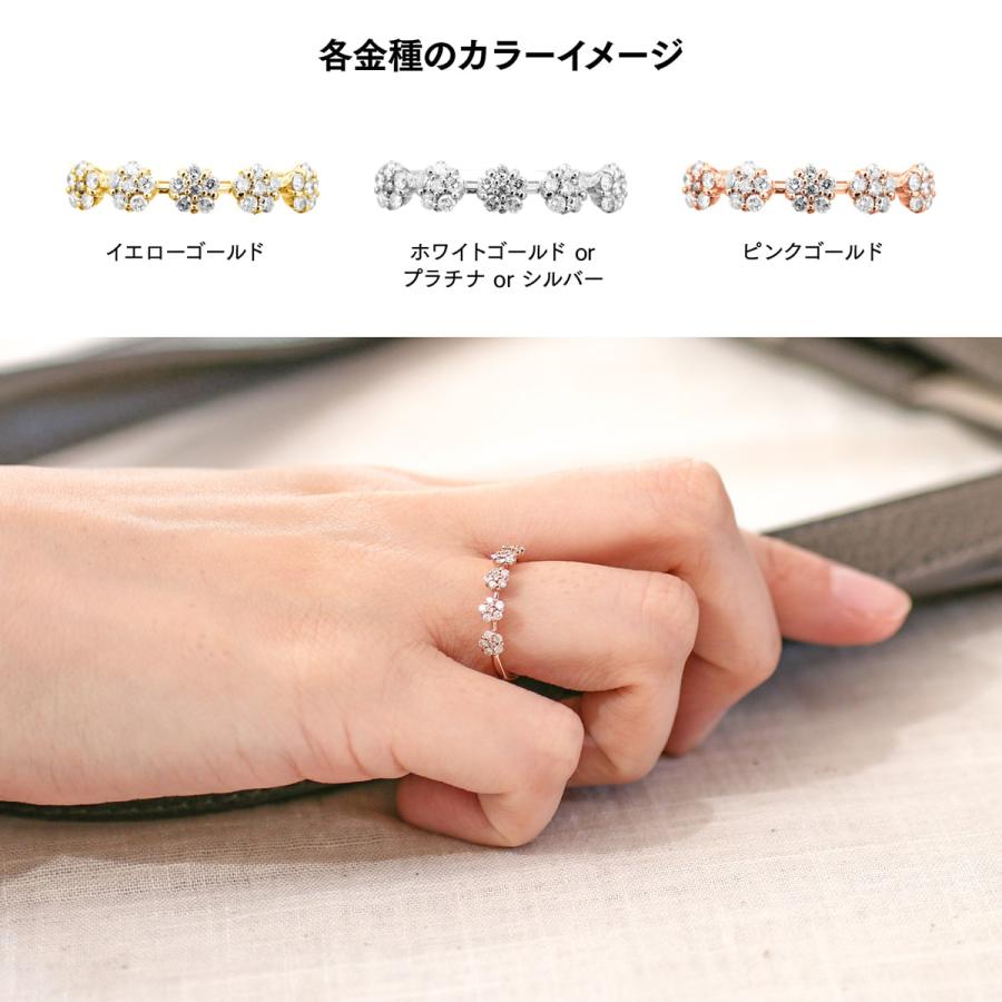 指輪 ダイヤモンド リング レディース シンプル プラチナ 天然ダイヤモンド ファッションリング 日本製 おしゃれ プレゼント ギフト クリスマス 卒業式 入学式の画像