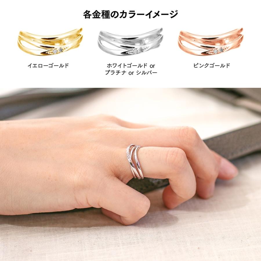 指輪 ダイヤモンド リング レディース シンプル プラチナ 天然ダイヤモンド ファッションリング 日本製 おしゃれ プレゼント ギフト クリスマス 卒業式 入学式の画像