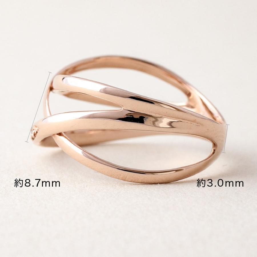 指輪 ダイヤモンド リング レディース シンプル k18 イエローゴールド ホワイトゴールド ピンクゴールド ファッション 日本製 おしゃれ プレゼント ギフトの画像