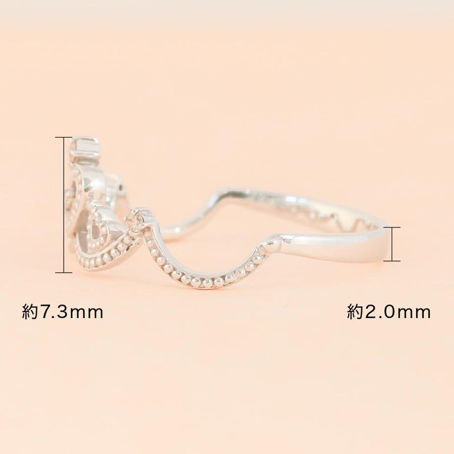 指輪 ダイヤモンド リング レディース シンプル ハート k18 イエローゴールド ホワイトゴールド ピンクゴールド 天然ダイヤモンド 日本製 プレゼント ギフトの画像