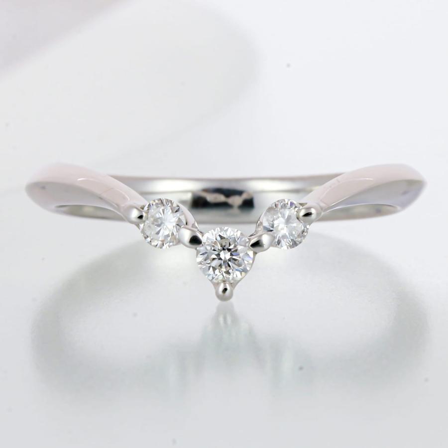 Pt1000　天然ダイヤモンドリング　サイズ8号　D0.05ct　純プラチナ cococaru 指輪 ダイヤモンド リング レディース シンプル