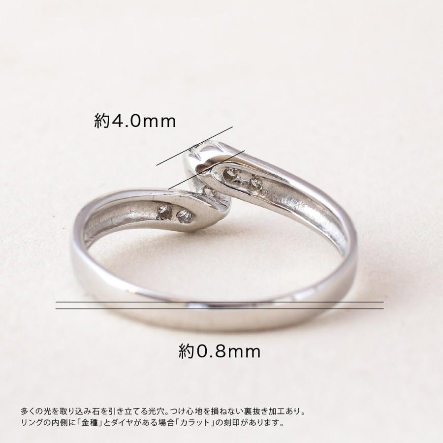 指輪 ダイヤモンド リング レディース シンプル k10 イエローゴールド ホワイトゴールド ピンクゴールド ファッション 天然ダイヤモンド 日本製 プレゼントの画像