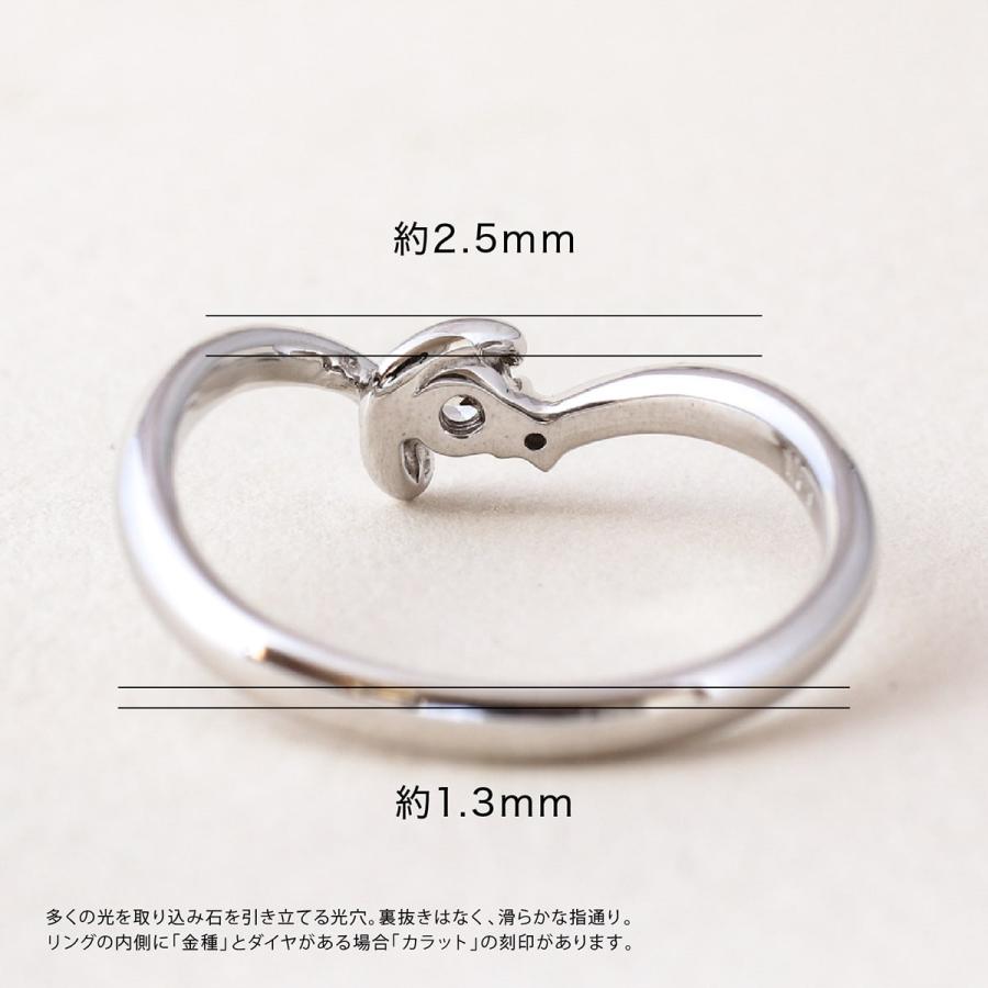指輪 ダイヤモンド リング レディース シンプル k18 イエローゴールド ホワイトゴールド ピンクゴールド ファッション 天然ダイヤモンド 日本製 プレゼントの画像