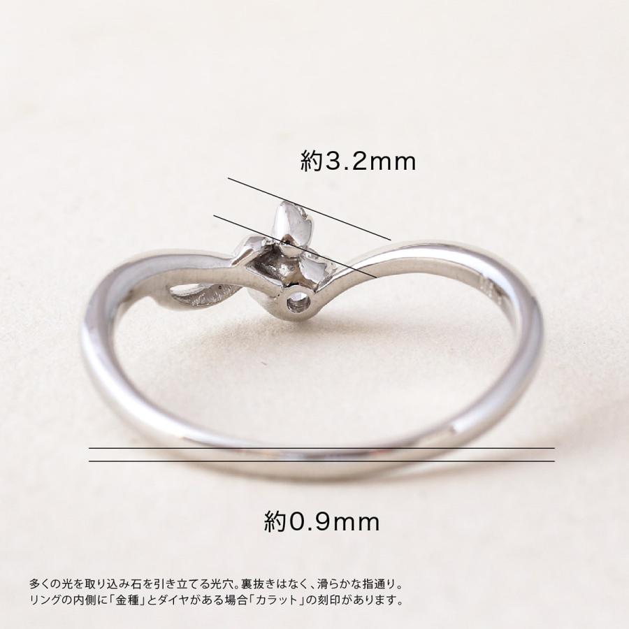 指輪 ダイヤモンド リング レディース シンプル k18 イエローゴールド ホワイトゴールド ピンクゴールド ファッション 天然ダイヤモンド 日本製 プレゼントの画像