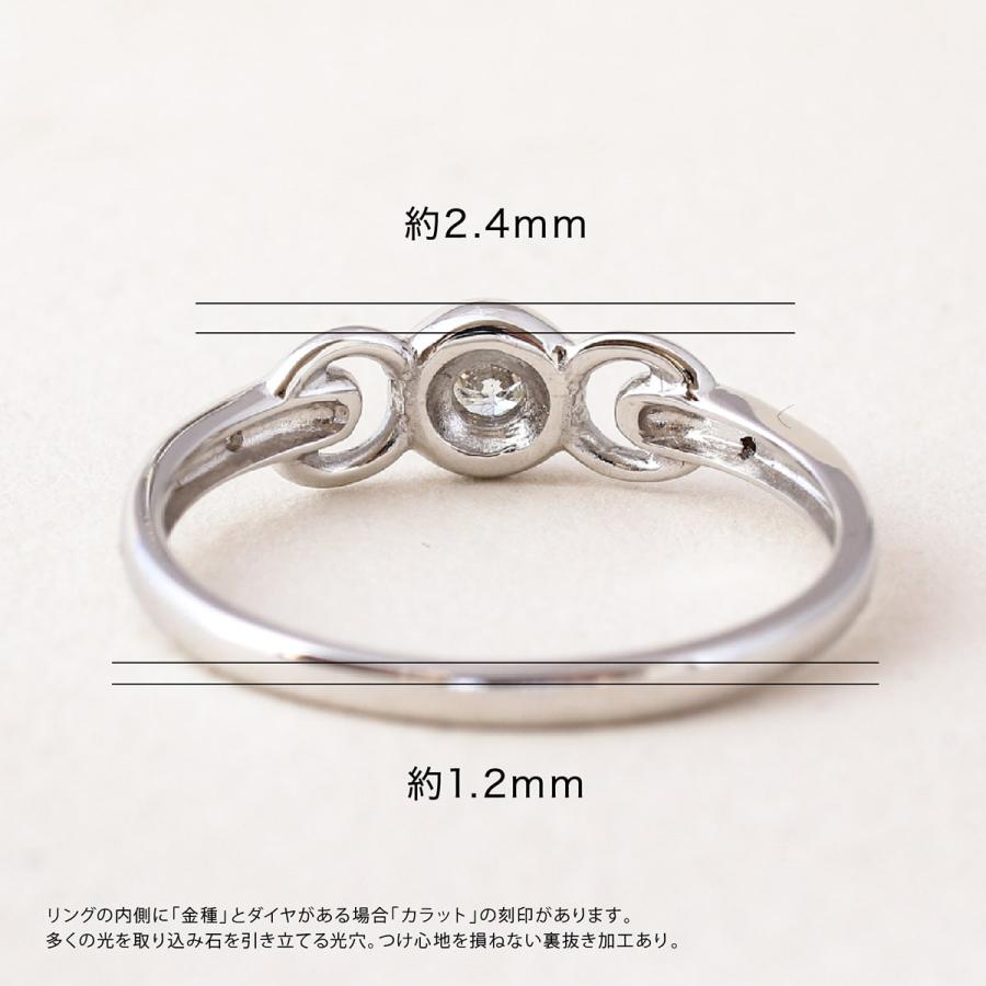 指輪 ダイヤモンド リング レディース シンプル k10 イエローゴールド ホワイトゴールド ピンクゴールド ファッション 天然ダイヤモンド 日本製 プレゼントの画像