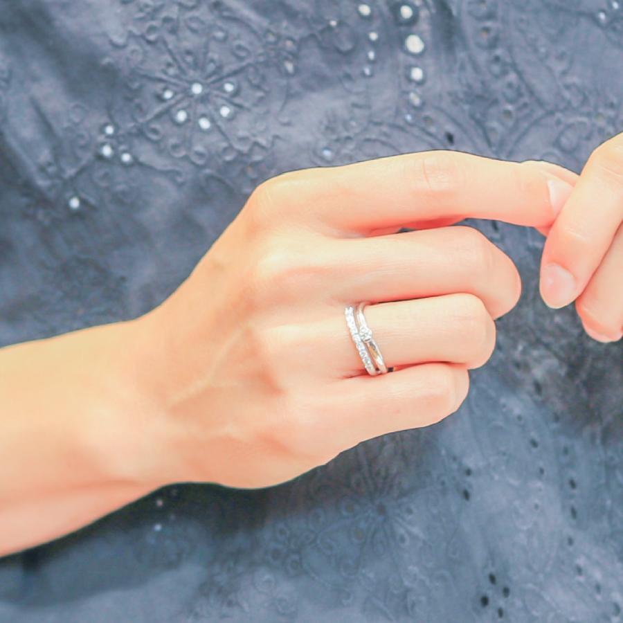 指輪 ダイヤモンド リング レディース シンプル プラチナ 天然ダイヤモンド ファッションリング 日本製 プレゼント ギフト クリスマス 卒業式 入学式の画像