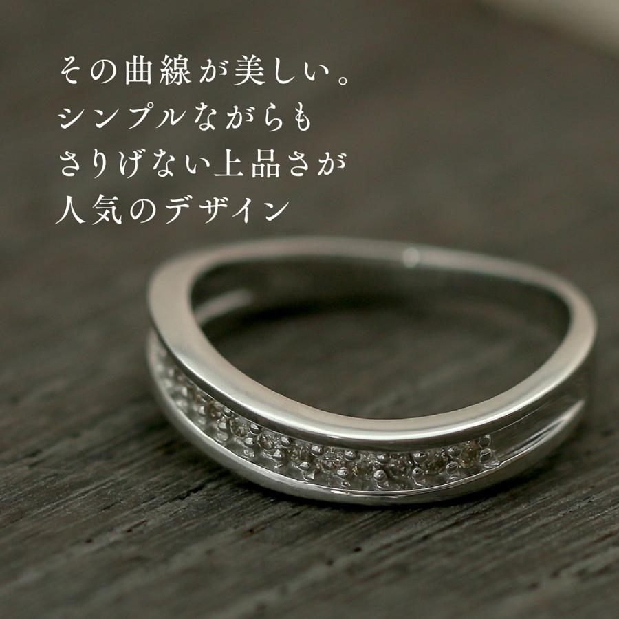 指輪 エタニティ ダイヤモンド リング レディース シンプル k10 ブランド イエローゴールド ホワイトゴールド ピンクゴールド 天然ダイヤモンド 日本製の画像