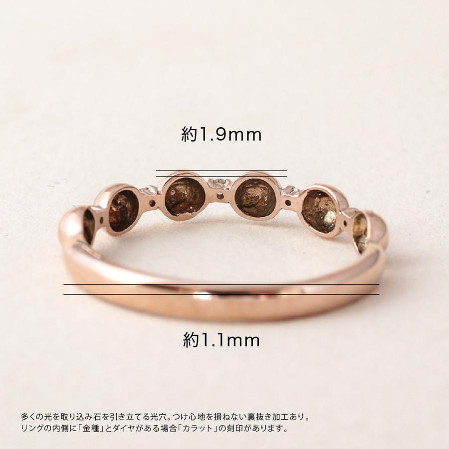 指輪 ダイヤモンド リング レディース シンプル k10 イエローゴールド ホワイトゴールド ピンクゴールド ファッション 天然ダイヤモンド 日本製 プレゼントの画像