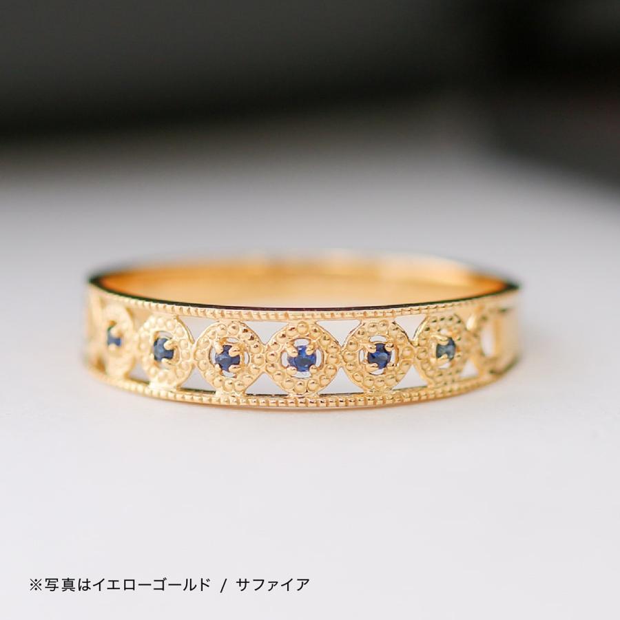 ココカル　cococaru リング　ハーフエタニティ　ダイヤ　PG　10号 dr5470-9.jpg