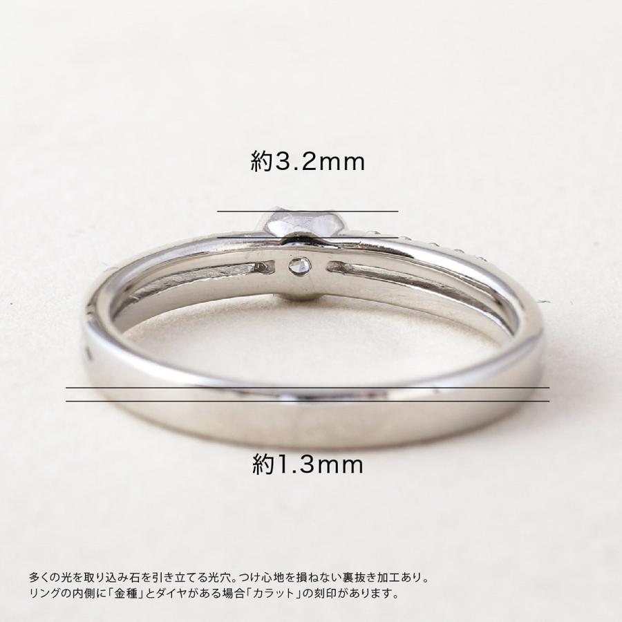 指輪 ダイヤモンド リング レディース シンプル k18 イエローゴールド ホワイトゴールド ピンクゴールド ファッション 天然ダイヤモンド 日本製 プレゼントの画像