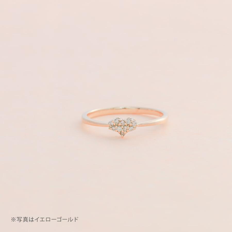 指輪 ダイヤモンド リング レディース シンプル ハート プラチナ 天然ダイヤモンド ファッションリング 日本製 おしゃれ プレゼント ギフト クリスマス 卒業式の画像