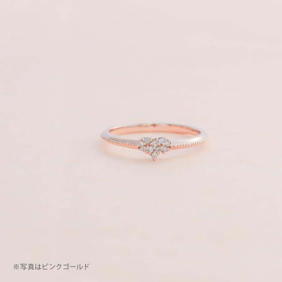 指輪 ダイヤモンド リング レディース シンプル ハート プラチナ 天然ダイヤモンド ファッションリング 日本製 おしゃれ プレゼント ギフト クリスマス 卒業式の画像