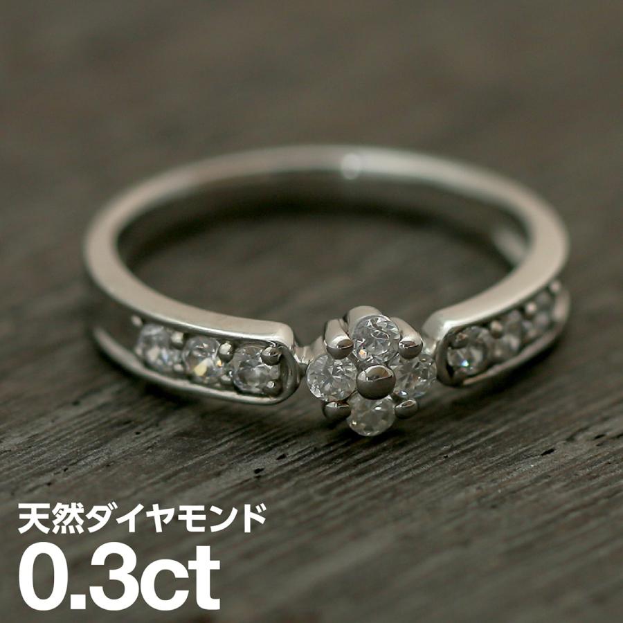 cococaru 指輪 ダイヤモンド リング レディース シンプル プラチナ  