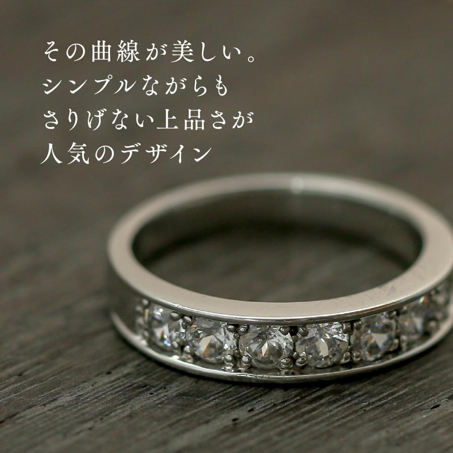 指輪 エタニティ ダイヤモンド リング レディース シンプル k10 ブランド イエローゴールド ホワイトゴールド ピンクゴールド 天然ダイヤモンド 日本製の画像