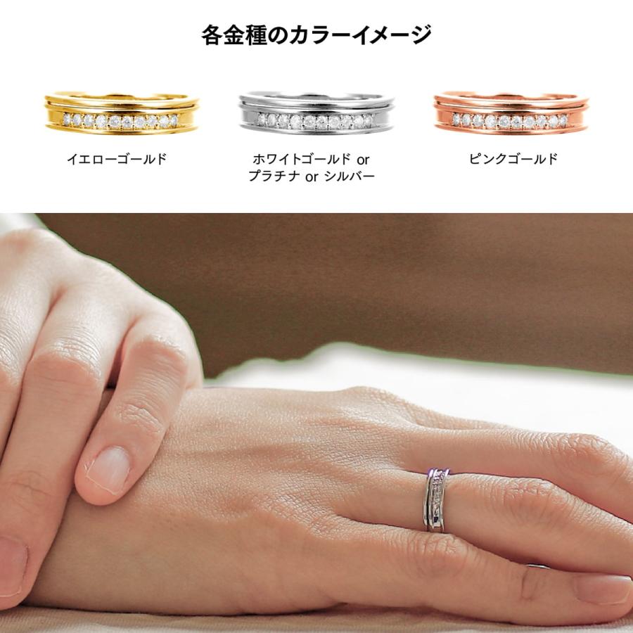 指輪 ダイヤモンド リング レディース シンプル k18 イエローゴールド ホワイトゴールド ピンクゴールド ファッション 天然ダイヤモンド 日本製 プレゼントの画像