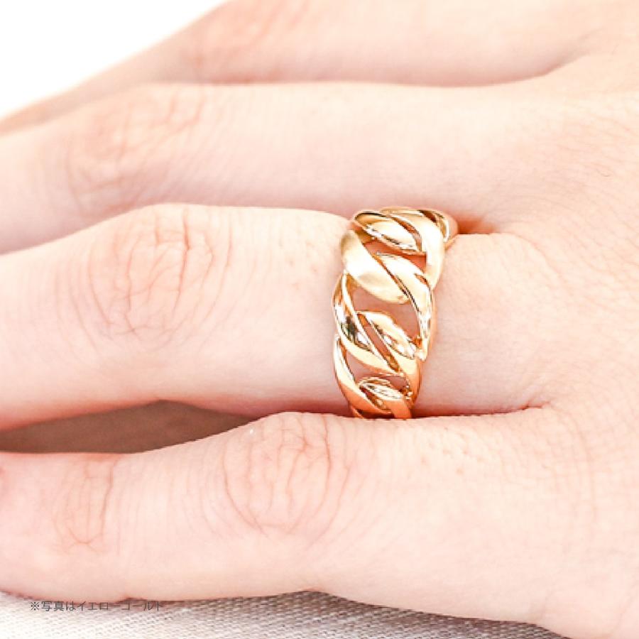 指輪 レディース リング 地金 k10 イエローゴールド ホワイトゴールド ピンクゴールド ファッションリング 日本製 おしゃれ プレゼント ギフト クリスマスの画像