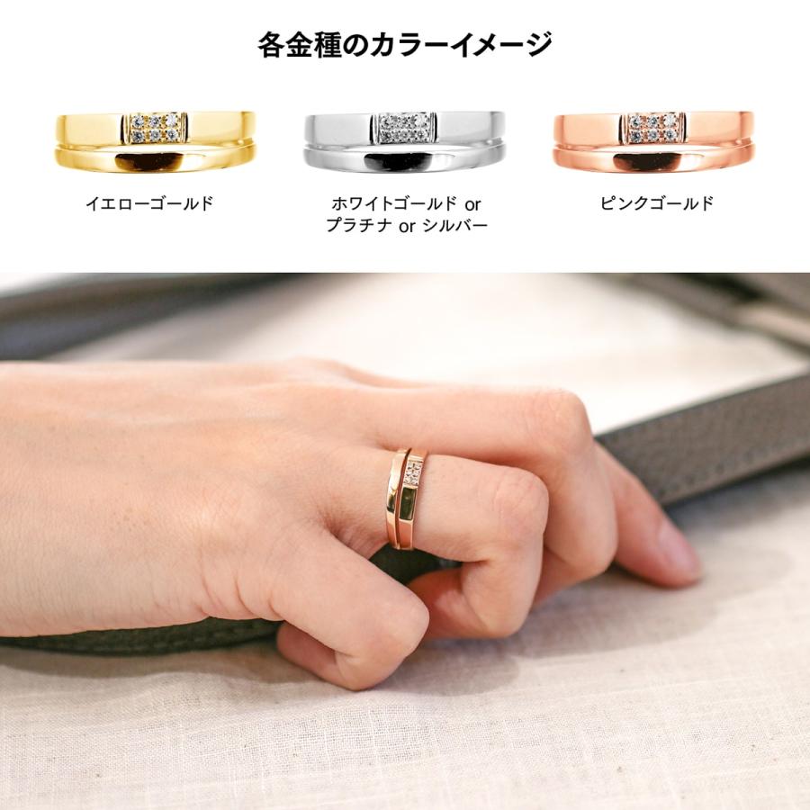 指輪 ダイヤモンド リング レディース シンプル k18 イエローゴールド ホワイトゴールド ピンクゴールド ファッション 天然ダイヤモンド 日本製 プレゼントの画像