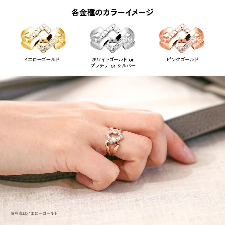 指輪 ダイヤモンド リング レディース シンプル k18 イエローゴールド ホワイトゴールド ピンクゴールド ファッション 天然ダイヤモンド 日本製 プレゼントの画像