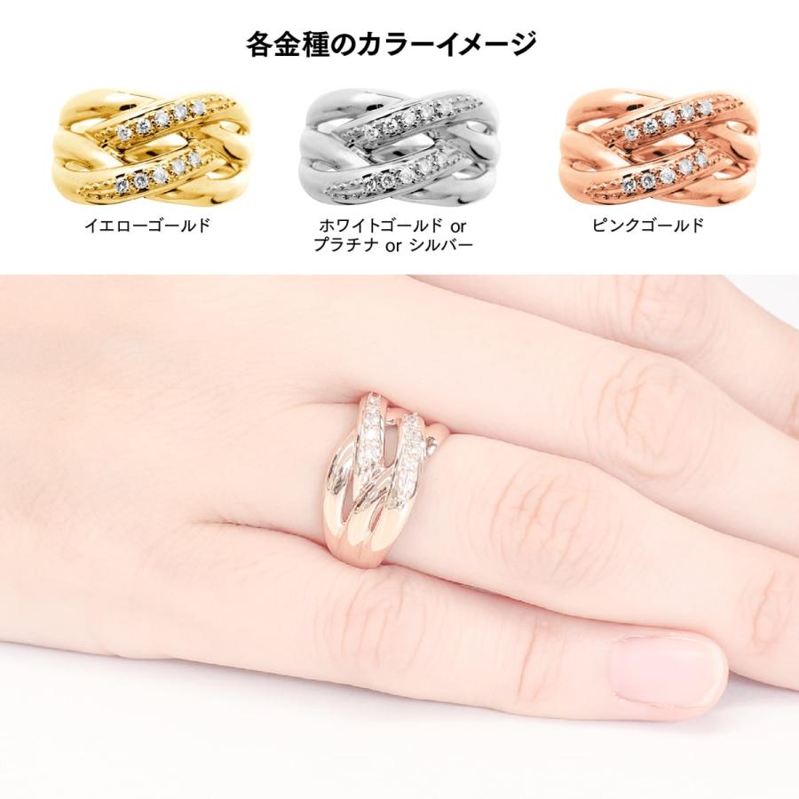 指輪 ダイヤモンド リング レディース シンプル k10 イエローゴールド ホワイトゴールド ピンクゴールド ファッション 天然ダイヤモンド 日本製 プレゼントの画像