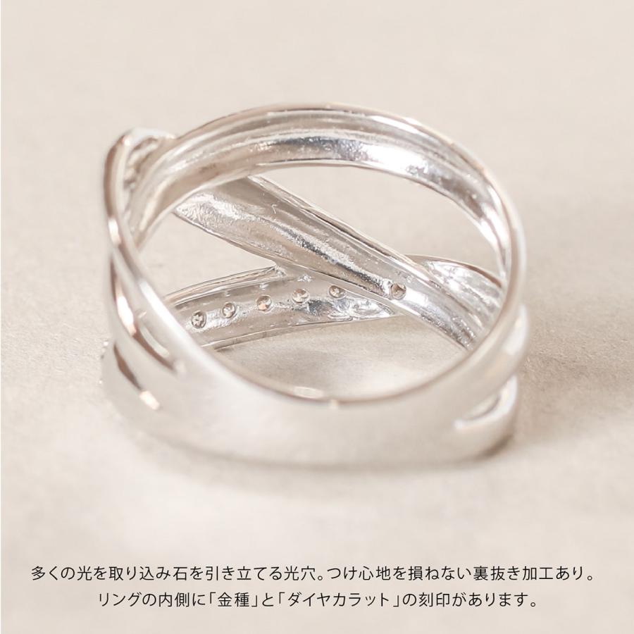 指輪 ダイヤモンド リング レディース シンプル k10 イエローゴールド ホワイトゴールド ピンクゴールド ファッション 天然ダイヤモンド 日本製 プレゼントの画像