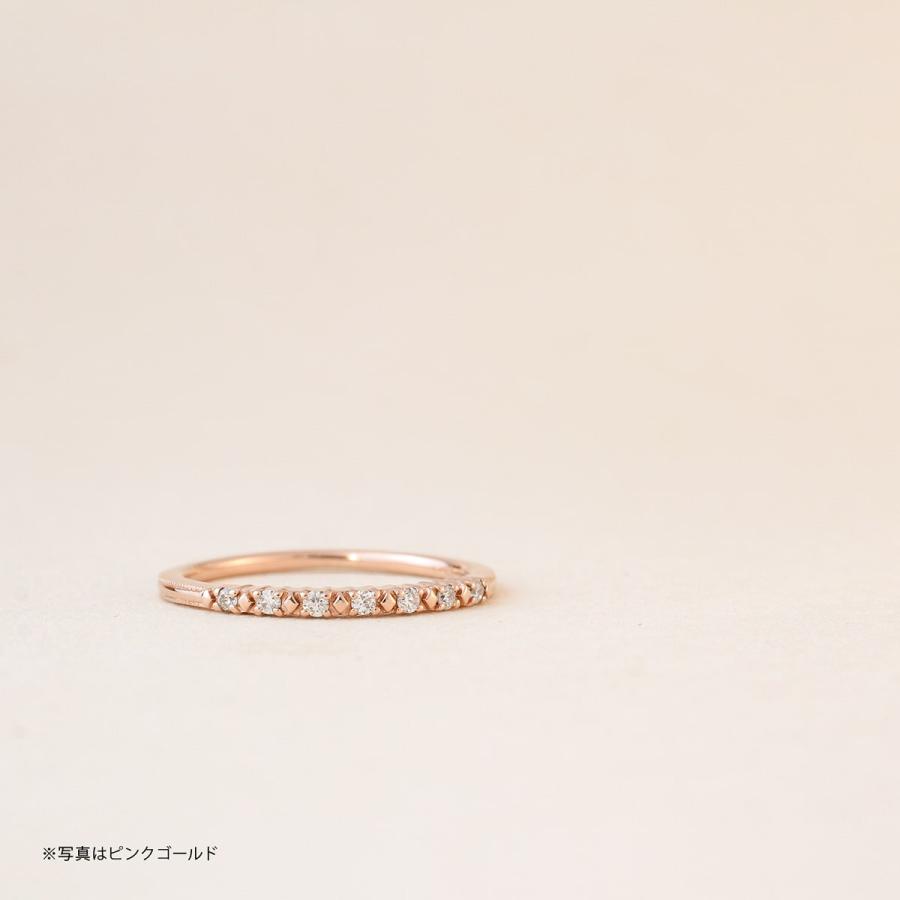 指輪 エタニティ ダイヤモンド リング レディース シンプル k18 イエローゴールド ホワイトゴールド ピンクゴールド ファッションリング 日本製 プレゼントの画像