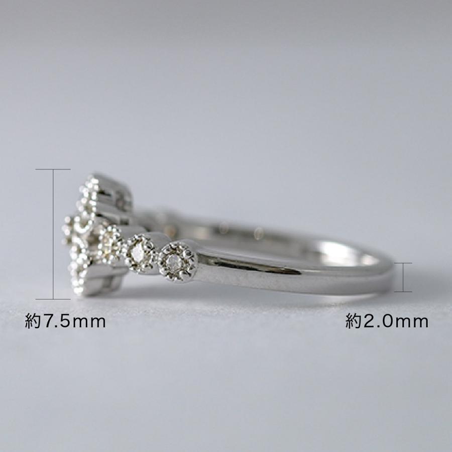 指輪 ダイヤモンド リング レディース シンプル ハート k10 イエローゴールド ホワイトゴールド ピンクゴールド ファッション 天然ダイヤモンド 日本製