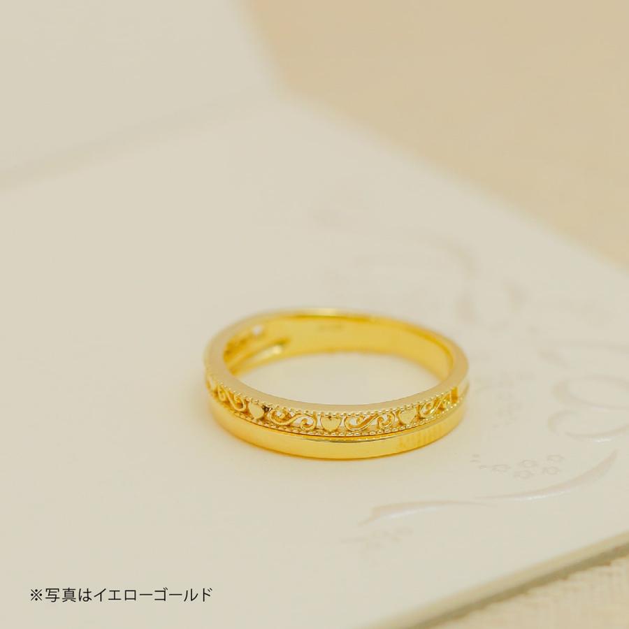 指輪 レディース リング 地金 k18 イエローゴールド ホワイトゴールド ピンクゴールド ファッションリング 日本製 おしゃれ プレゼント ギフト クリスマスの画像