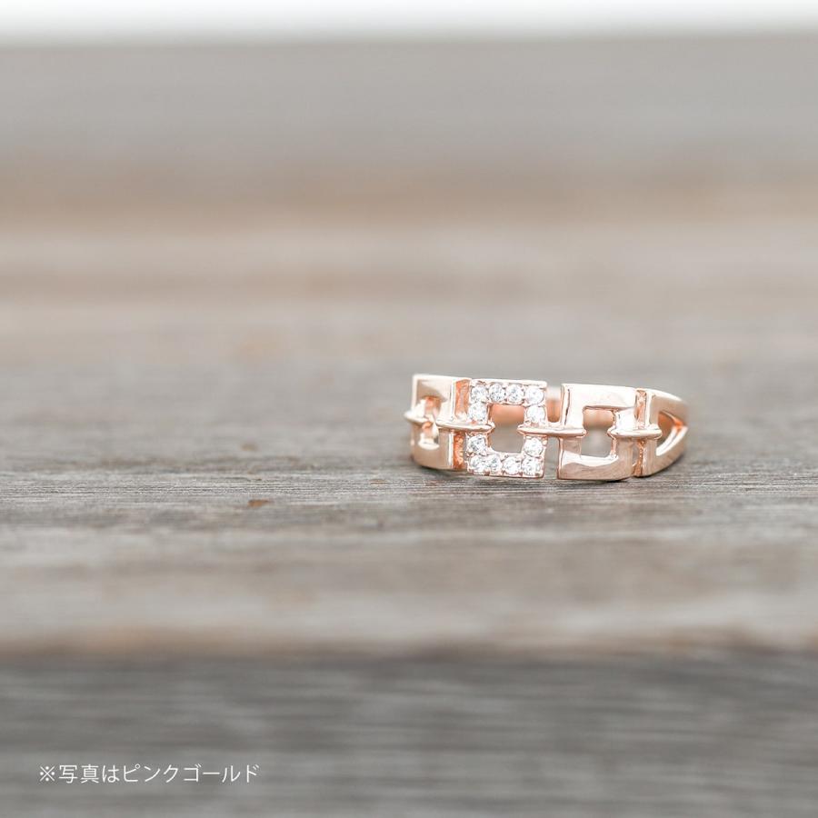 指輪 ダイヤモンド リング レディース シンプル k10 イエローゴールド ホワイトゴールド ピンクゴールド 天然ダイヤモンド ファッションリング 日本製の画像