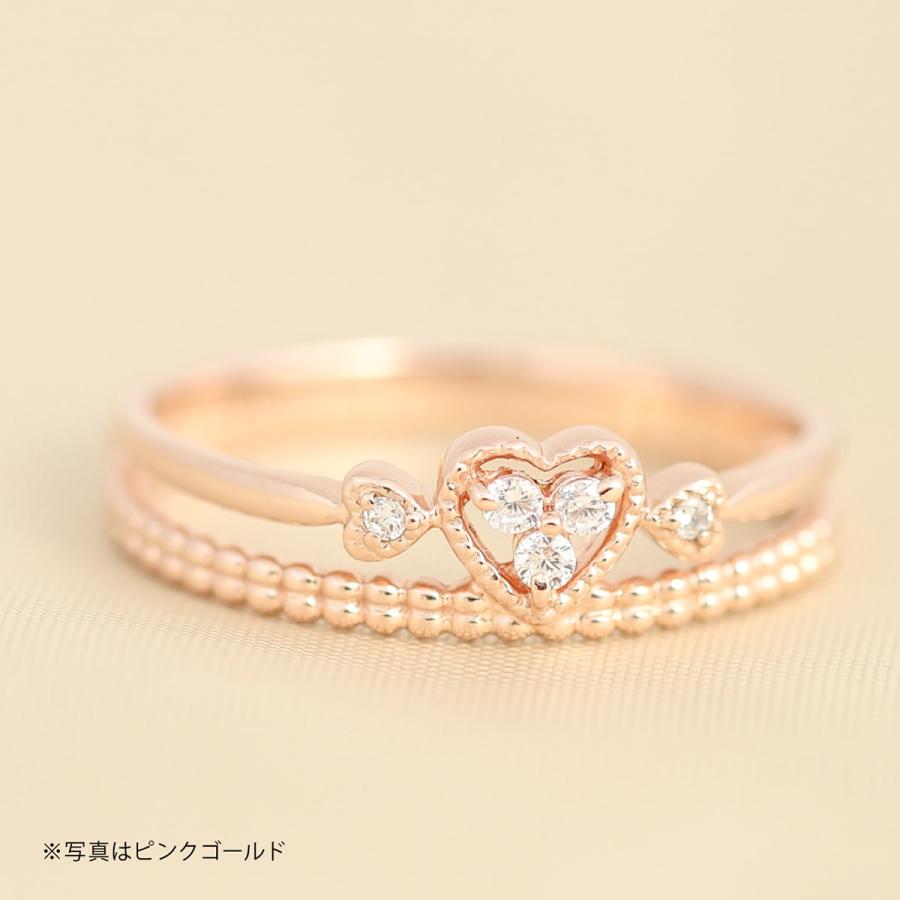 指輪 ダイヤモンド リング レディース シンプル ハート プラチナ 天然ダイヤモンド ファッションリング 日本製 おしゃれ プレゼント ギフト クリスマス 卒業式の画像