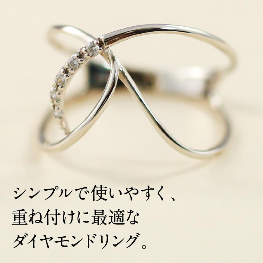 指輪 ダイヤモンド リング レディース シンプル k18 イエローゴールド ホワイトゴールド ピンクゴールド ファッションリング 品質保証書 日本製 おしゃれの画像