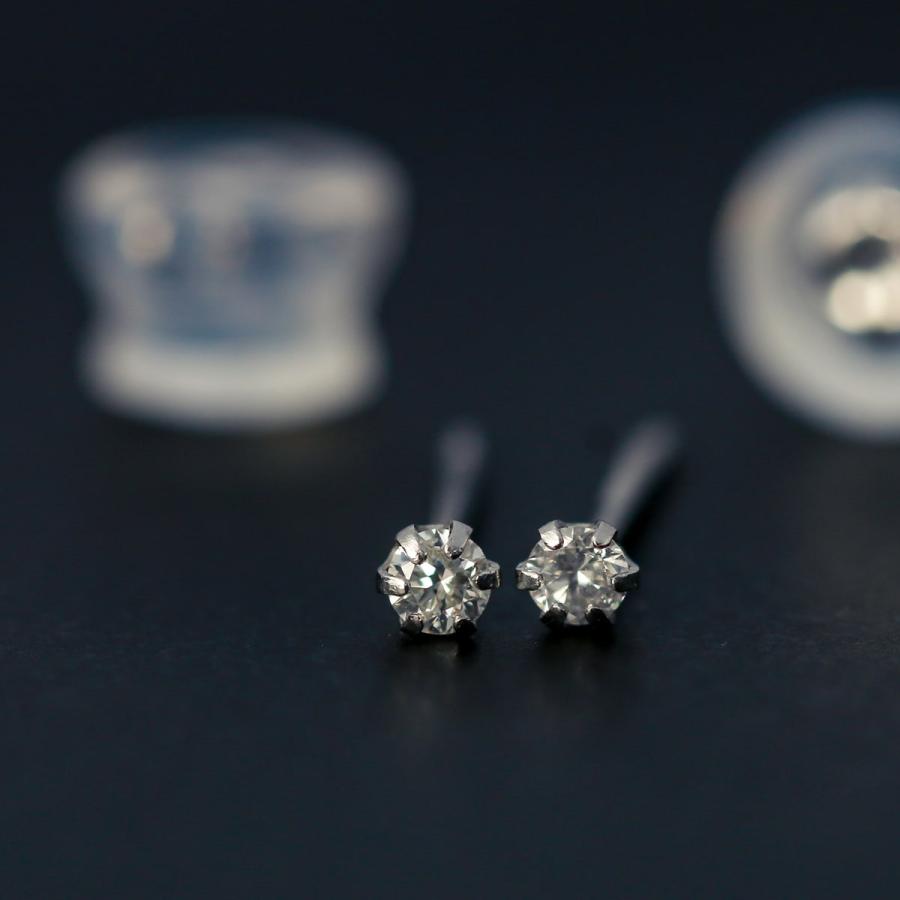 cococaru 一粒ダイヤ ピアス スタッドピアス 安い 小さめ