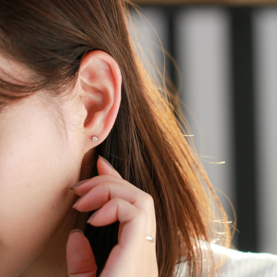 cococaru プラチナ ダイヤ ピアス プラチナ900 ダイヤモンドスタッドピアス 0.26ct | gl19025-pt
