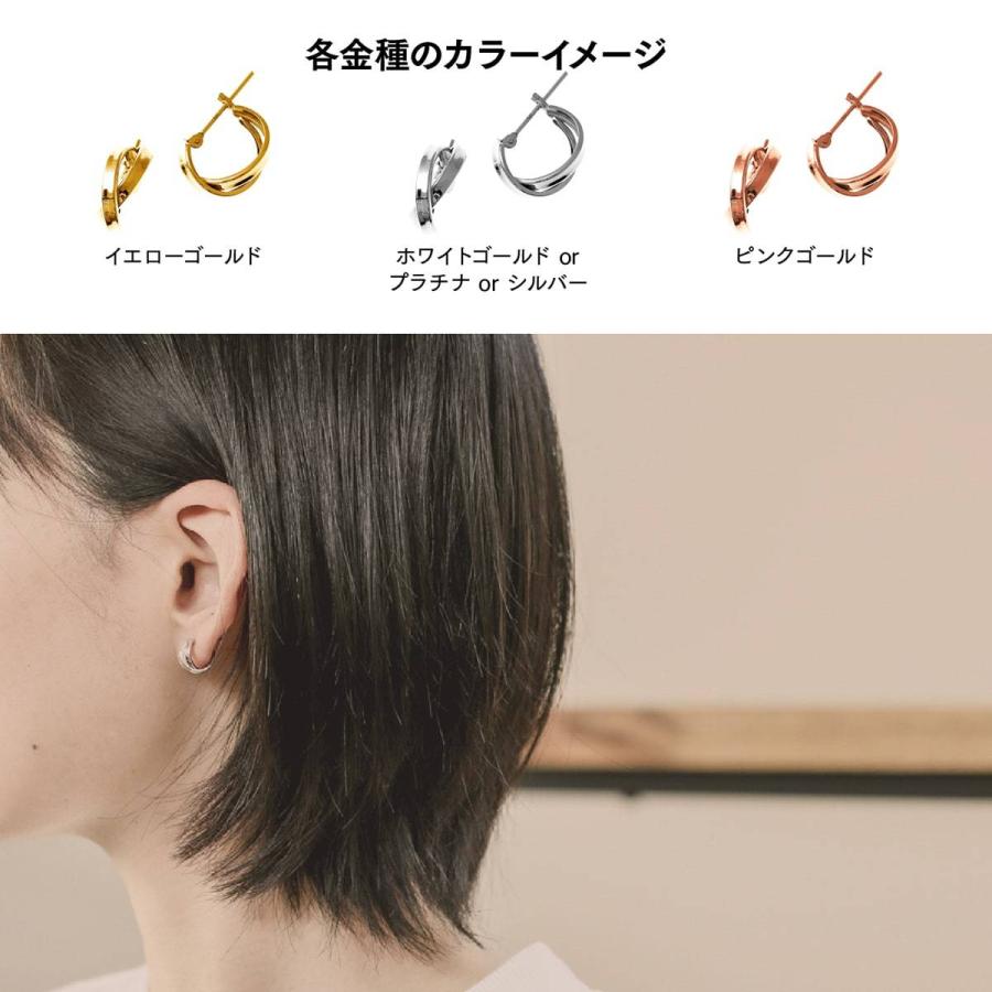アウトレット ショップ 金属アレルギー 日本製 成人祝い ホワイトゴールド プレゼント フープ ピンクゴールド ピアス ギフト イエローゴールド おしゃれ K10 11s ファッション販売中 Stspl Co