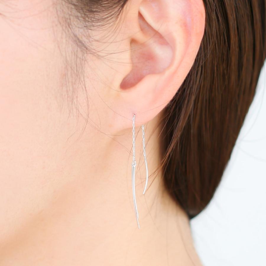 cococaru（ココカル） ピアス アメリカンピアス チェーン k10 イエロー