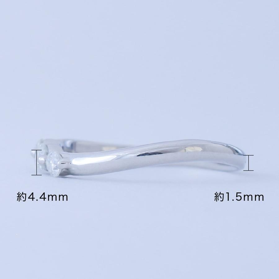 指輪 ダイヤモンド リング レディース シンプル k18 イエローゴールド ホワイトゴールド ピンクゴールド 天然ダイヤモンド ファッションリング 日本製の画像